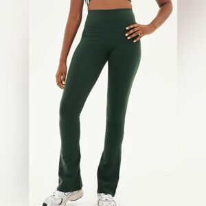 Splits59 Raquel Military Green Flared Leggings